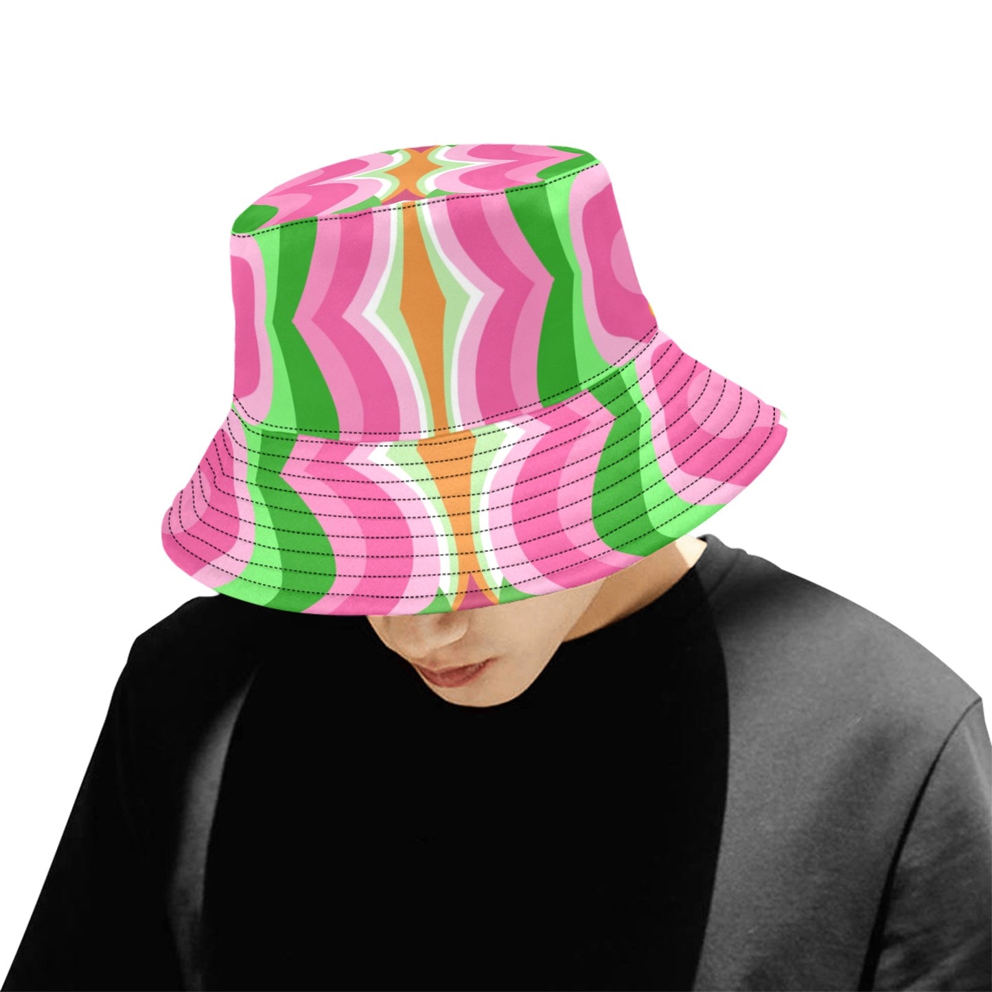 PG Mosaic Design- Unisex Summer Bucket Hat