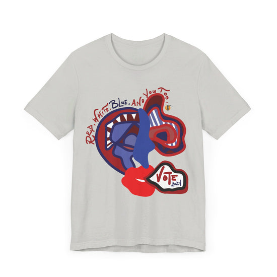 ABL VOTE Face (D2)- Unisex Jersey Short Sleeve Tee