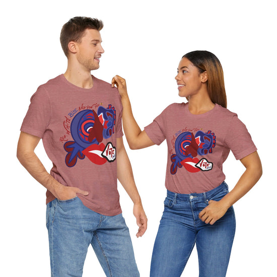 ABL VOTE Face (D3)- Unisex Jersey Short Sleeve Tee