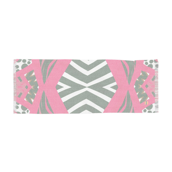 Pink Wild Lines Design- Light Scarf