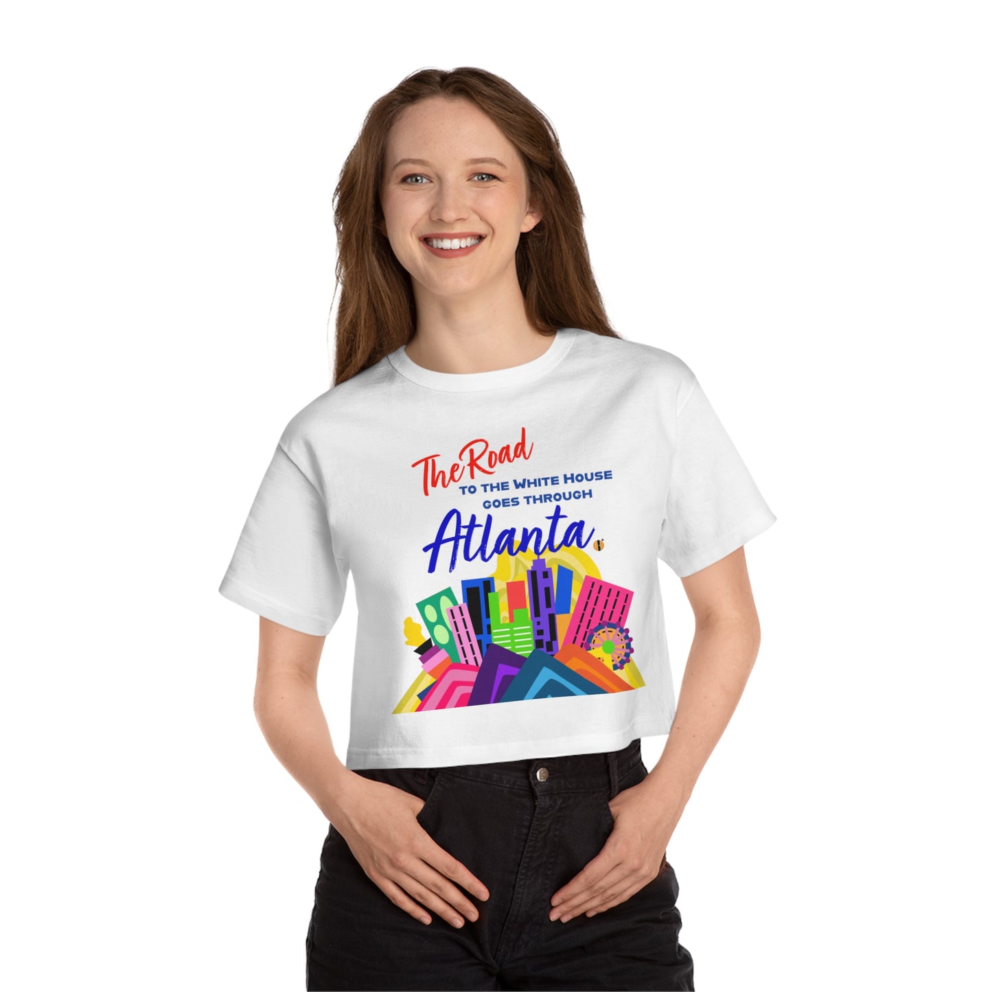 ABL Road to the White House- Champion Women's Heritage Cropped T-Shirt