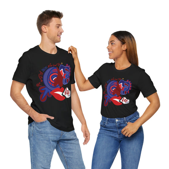 ABL VOTE Face (D3)- Unisex Jersey Short Sleeve Tee