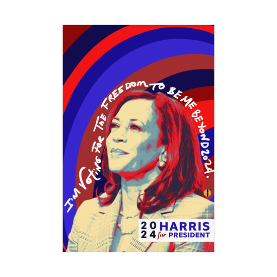 Harris for President- Beyond 2024 (Matte Vertical Poster)