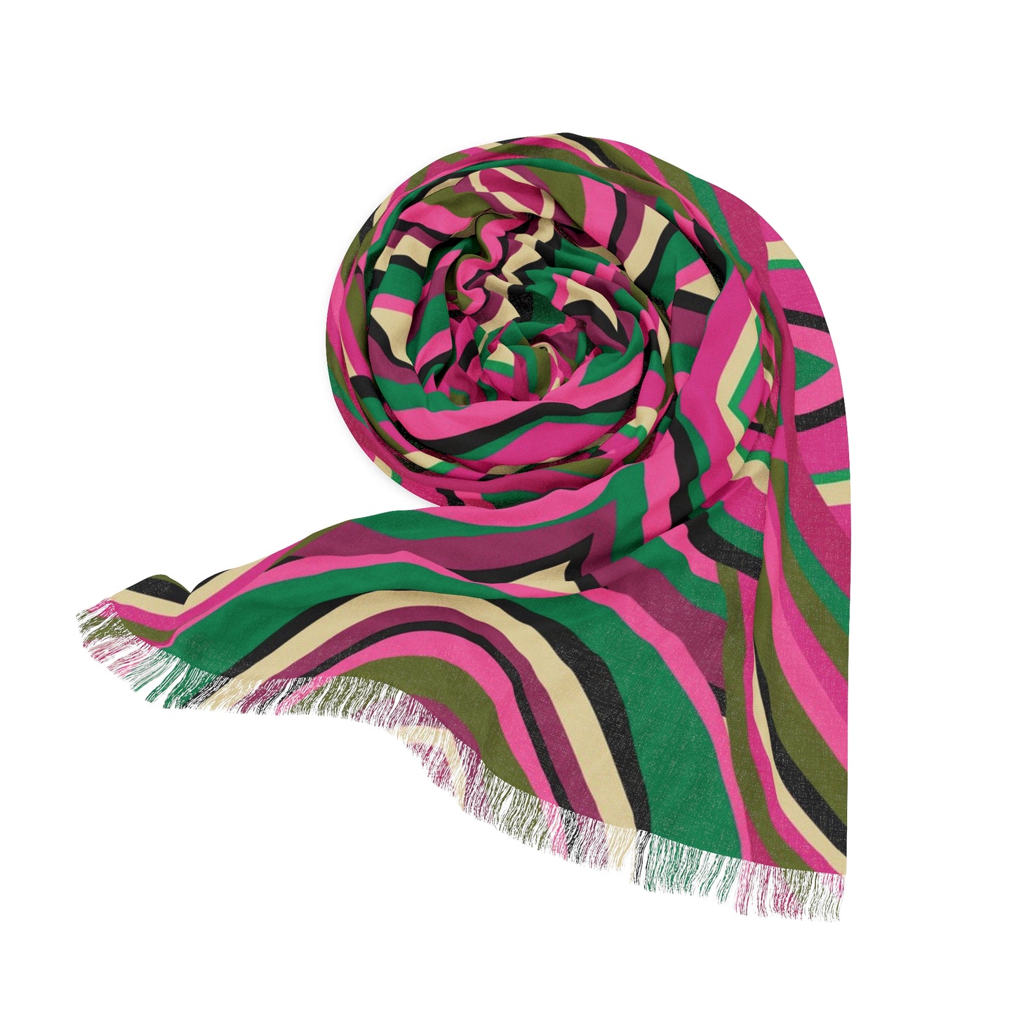 Pink & Green Supreme Design- Light Scarf