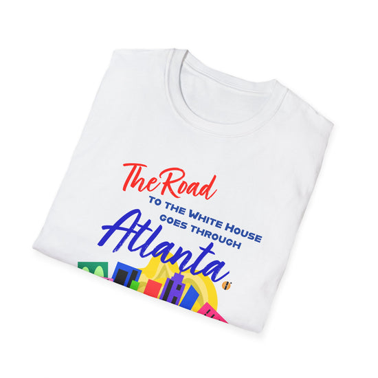 ABL- THE ROAD TO THE WHITE HOUSE V1 - Unisex Softstyle T-Shirt