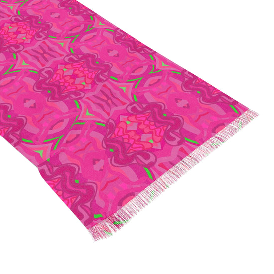 Pink and Green Lime Pop Design- Light Scarf