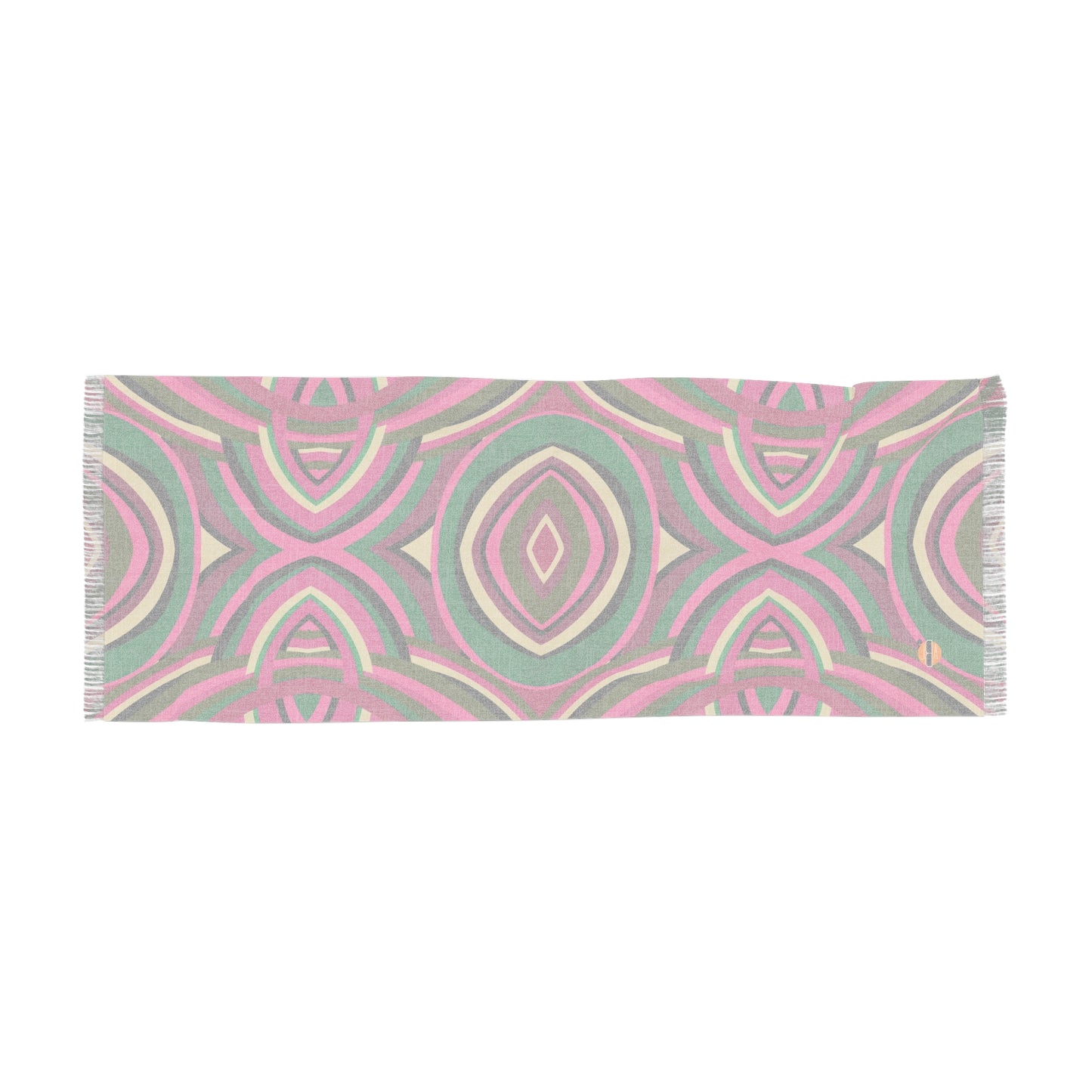 Pink & Green Supreme Design- Light Scarf