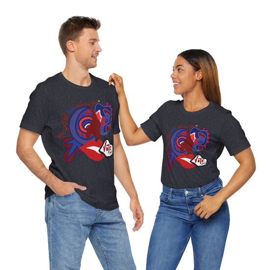 ABL VOTE Face (D3)- Unisex Jersey Short Sleeve Tee