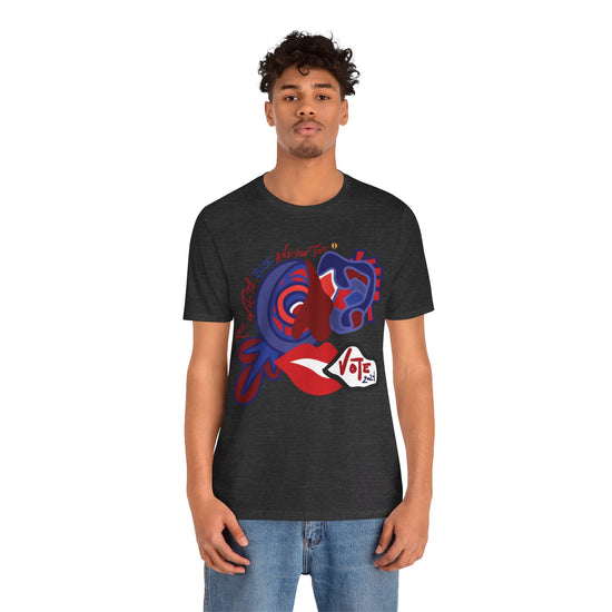 ABL VOTE Face (D3)- Unisex Jersey Short Sleeve Tee