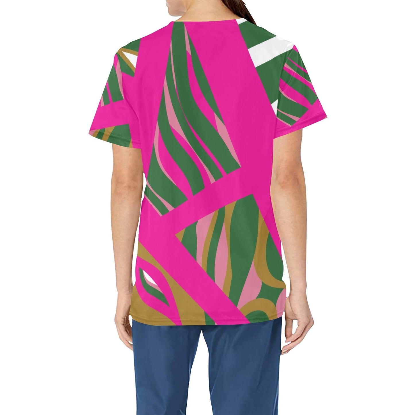 EXCLUSIVE SARC CLUSTER IV (ONLY)** V-NECK SCRUB SHIRT