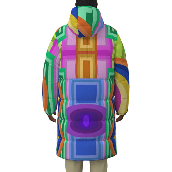 Deco Drive Design- Unisex Long Down Jacket