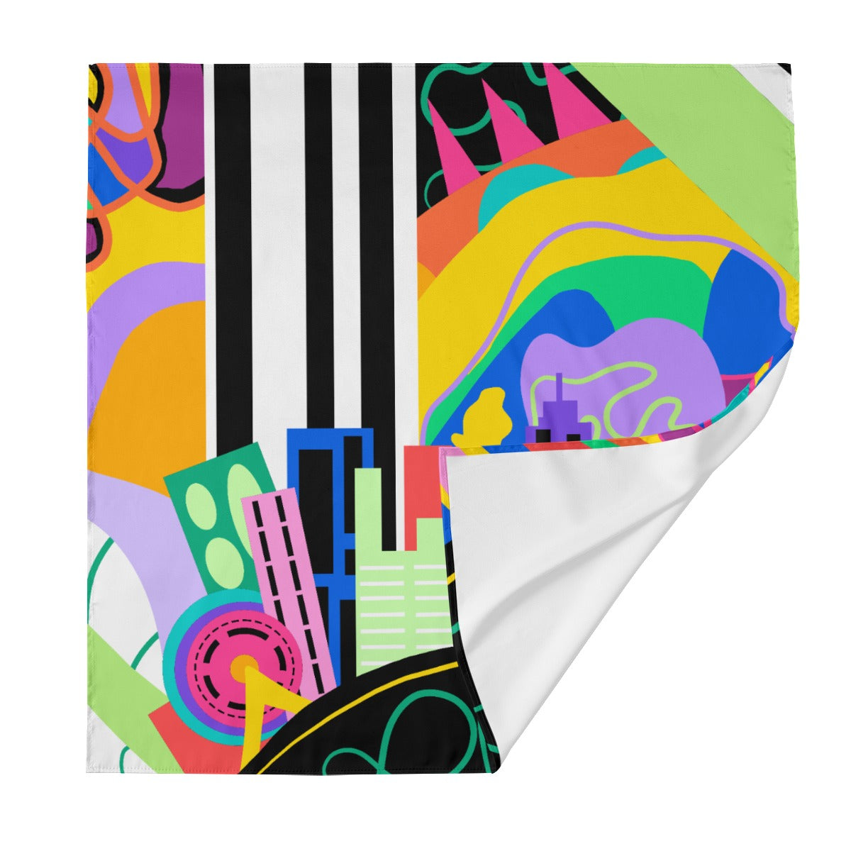 ATL Magic- Unisex (Faux) Silk Scarf- LIMITED EDITION