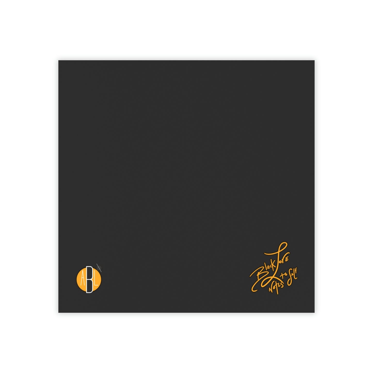 Black Love Notes to Self- Post-it® Note Pads