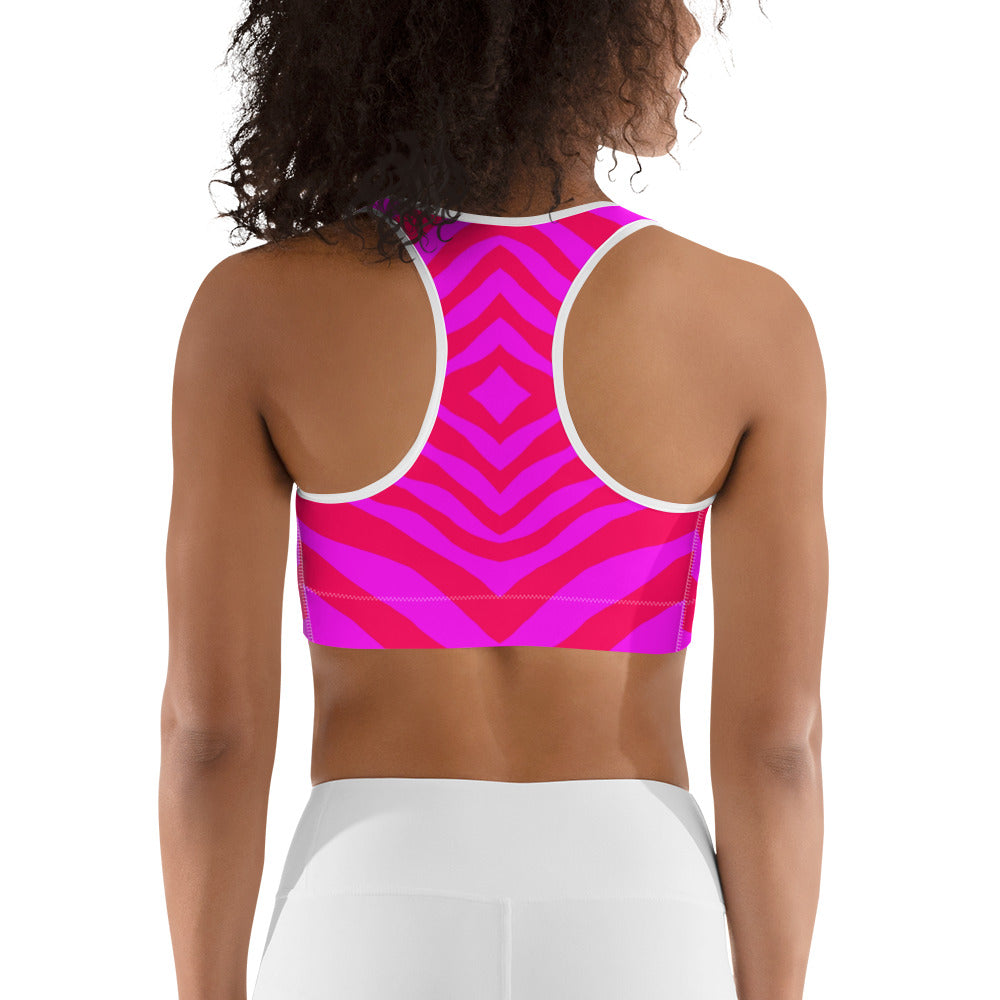 Pink Vibe- Sports bra