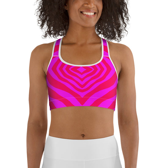 Pink Vibe- Sports bra