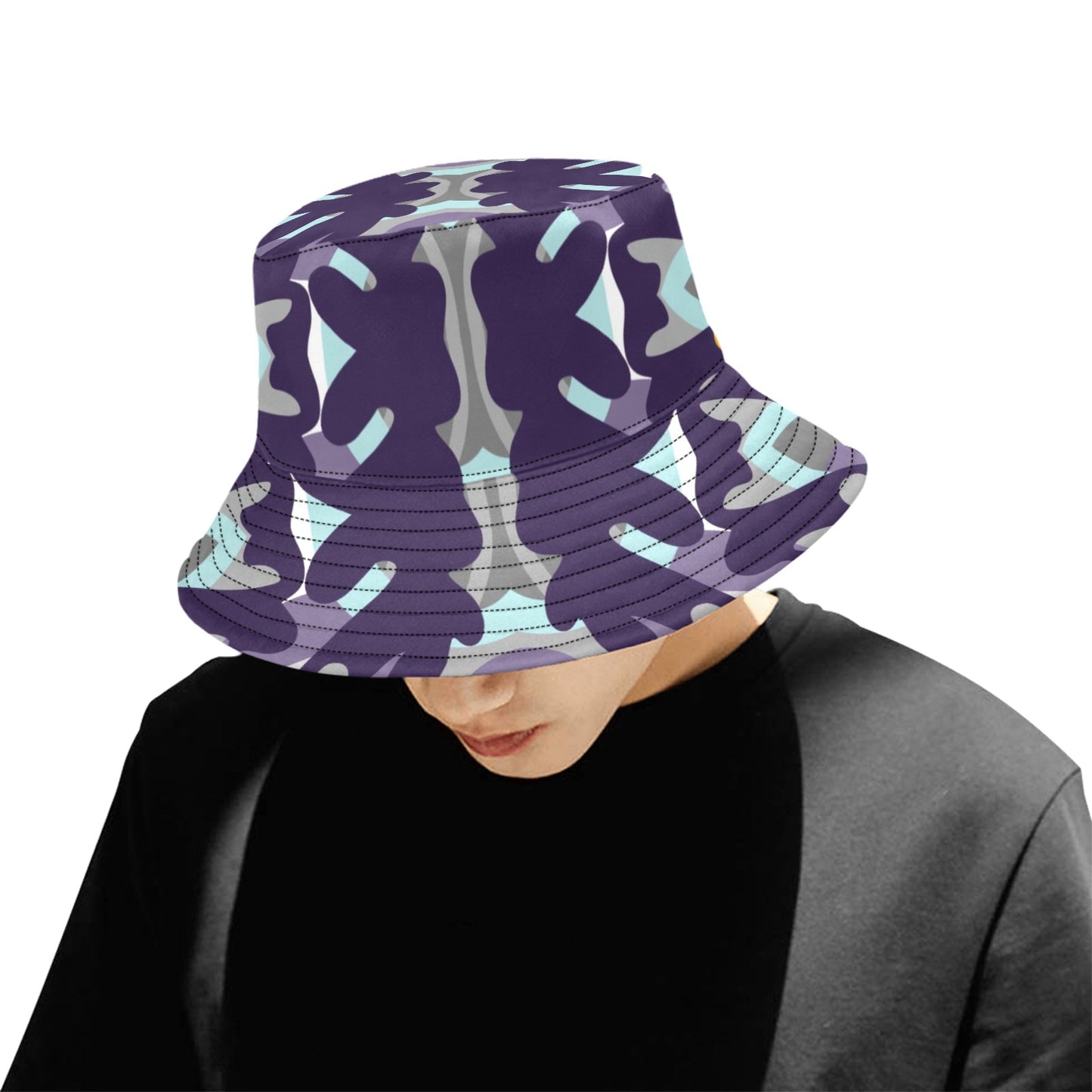 Purple Lava Unisex Bucket Hat (ERG BHM Special Collection)